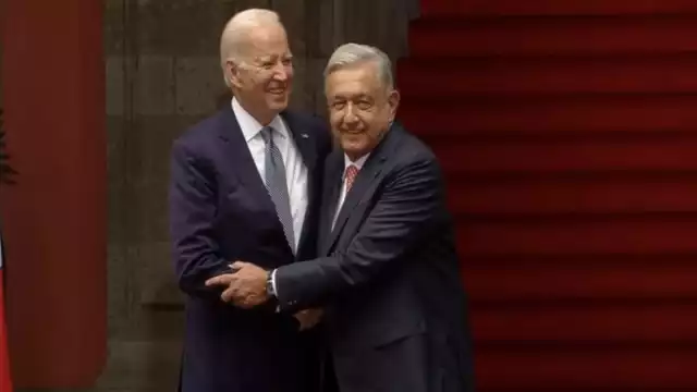 AMLO y Biden sostienen una reunión bilateral en Palacio Nacional