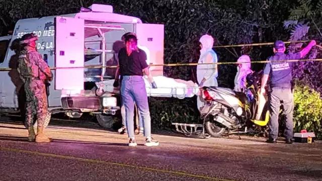 Dos hombres fallecieron esta tarde por accidente en carretera de Cozumel