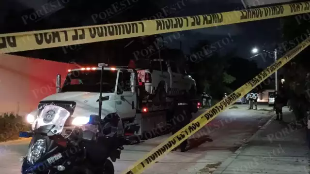 La patrulla se encontraba cubierta por maleza y uno de los sospechosos huyó