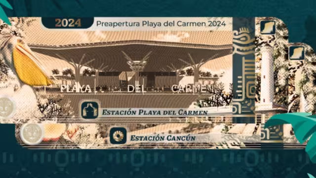 El diseño del medio de transporte está inspirado en la cultura maya