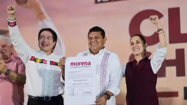 En Tabasco, Claudia sheinbaum le entregó su constancia de mayoría a Javier May, como cadidato único a la gubernatura en 2024