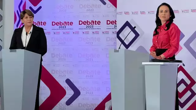 Segundo debate entre Delfina Gómez y Alejandra del Moral