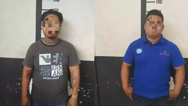 Los hombres fueron detenidos mientras el caso era turnado a sus jefes