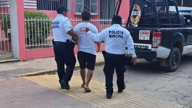 El hombre fue detenido por presunto acoso sexual