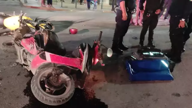 Las dos motocicletas implicadas presentaron graves daños