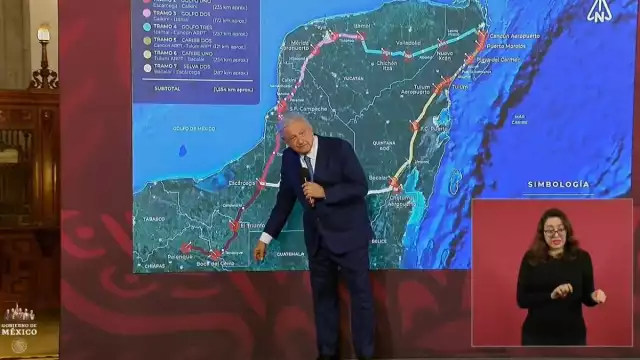 El Presidente Andrés Manuel López Obrador, detalló como se realizará la iniuguración del Tramo 1 del Tren Maya.