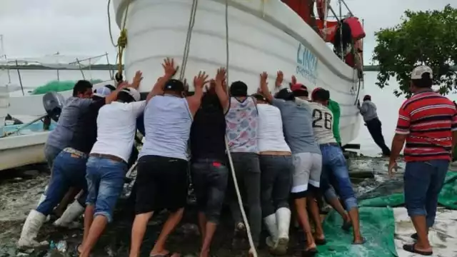 Los pescadores ha traído alrededor de 200 kilos de pescado cuando antes no traían ni los 100 kilos