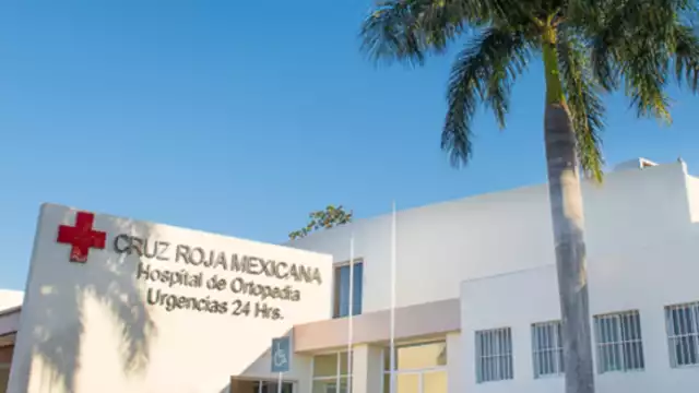 El hombre fue trasladado a la Cruz Roja de Mérida por sus compañeros de trabajo