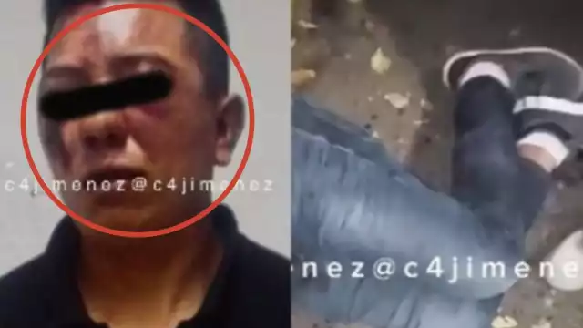 El hombre fue detenido y puesto a disposición de la Secretaria de Seguridad