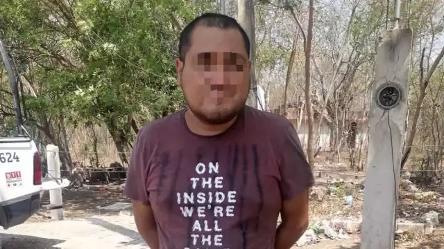 El hombre fue detenido y puesto a disposición del Ministerio Público de Campeche