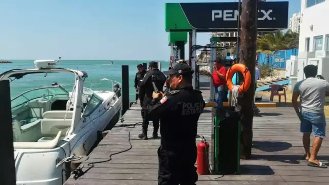 Se desplegó un operativo en el que intervinieron varias dependencias como la capitanía regional de puertos