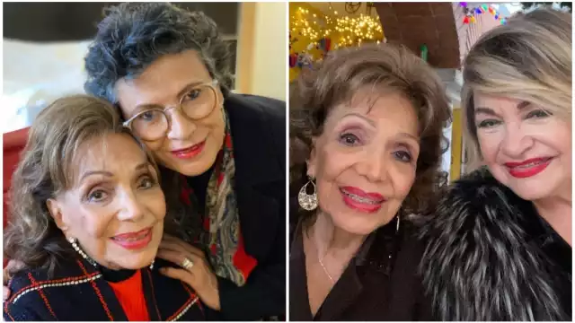 La actriz María Victoria acudió a la Basílica de Guadalupe para cantarle las mañanitas a la Virgen