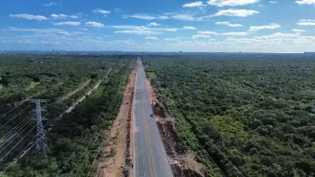 Este es el tramo principal de la vía Chac Mool en Cancún