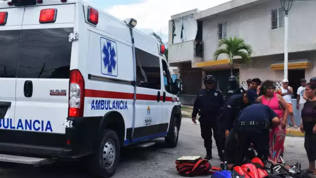 El encontronazo tomó por sorpresa al motociclista porteño