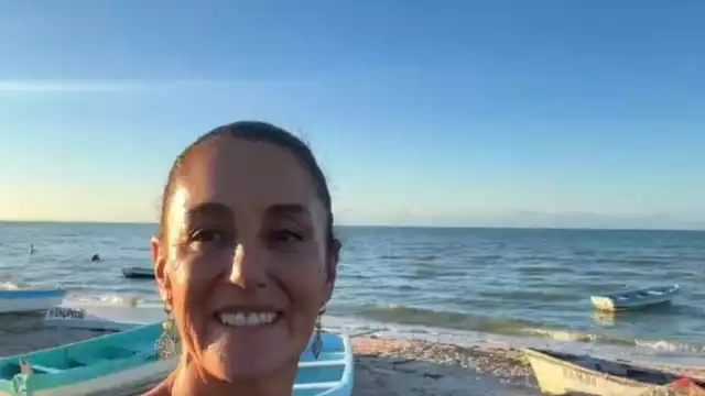 Claudia Sheinbaum visitó Progreso el pasado jueves