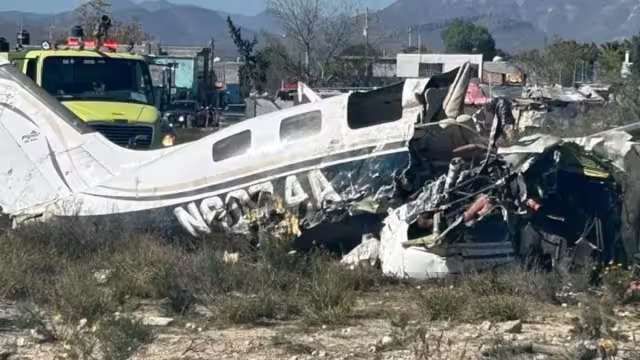 Tres mujeres y el piloto fallecieron en el desplome de la avioneta