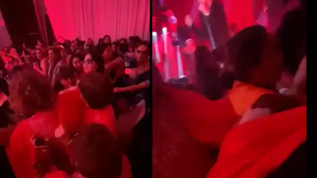 La pelea se desató en medio del concierto de Mijares en Chetumal