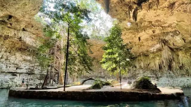 El cenote Sac Aua se encuentra en el municipio de Valladolid