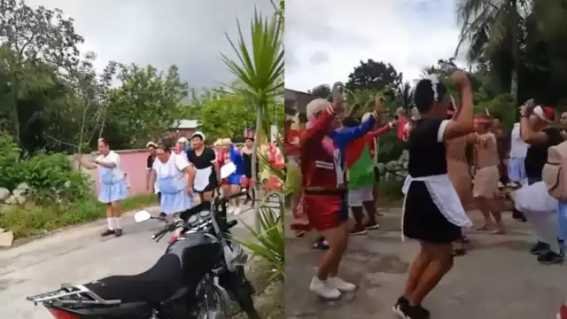 El video de la comparsa se hizo viral en redes sociales