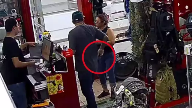 El video fue compartido en redes sociales para exponer al ladrón