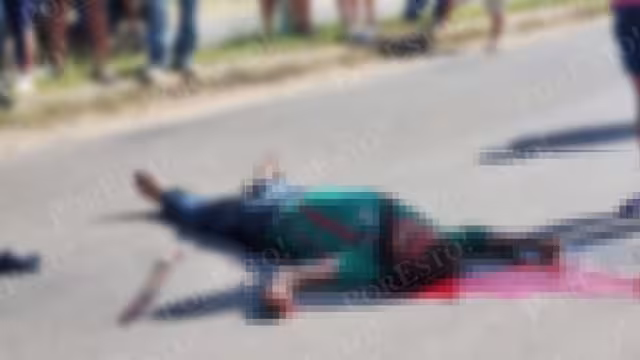 El cadáver fue llevado al servicio médico forense en donde permanece en calidad de desconocido