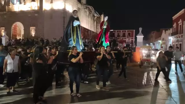 Marcha del silencio en Campeche