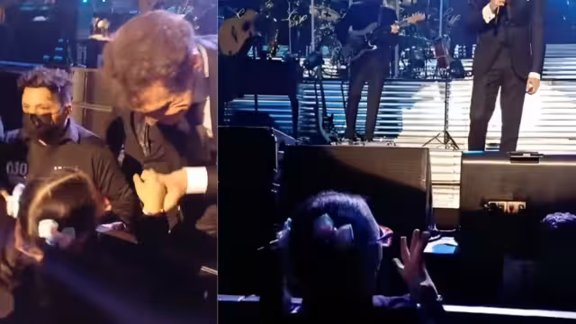 El momento en el que la niña llamó la atención de Luis Miguel: Foto: Especial