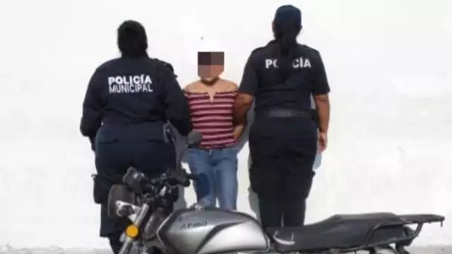 La mujer fue trasladada a la comandancia de Progreso