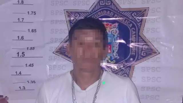 El hombre arrastraba una motocicleta en la avenida Periférica Norte de Ciudad del Carmen