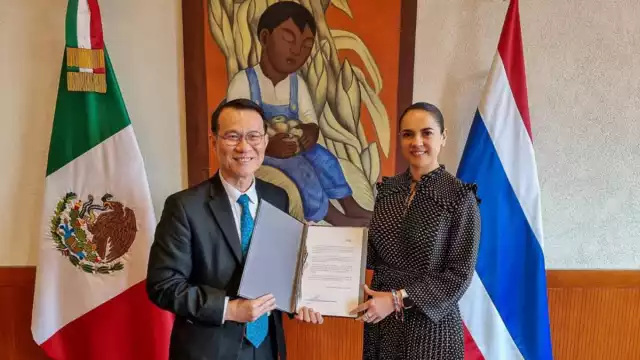 La donación se realizó a través de la Embajada de Tailandia en México