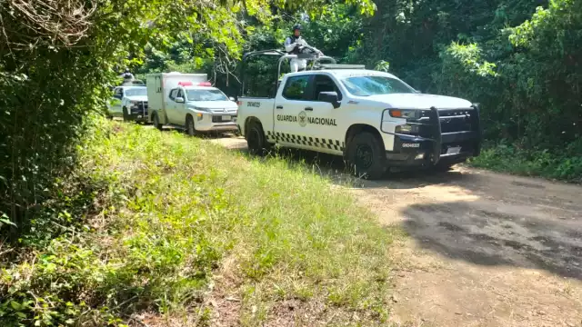 Elementos de la Gaurdia nacional estuvieron buscando a los dos desaparecidos