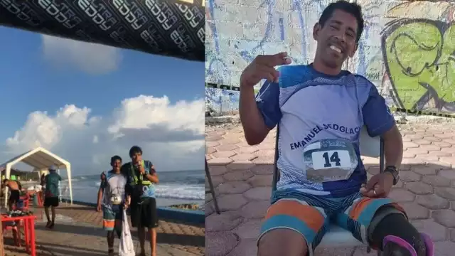 Después de su rehabilitación, descubrió su pasión por el deporte y se aventuró en el atletismo. Desde sus primeros pasos en la playa veracruzana hasta sus logros actuales