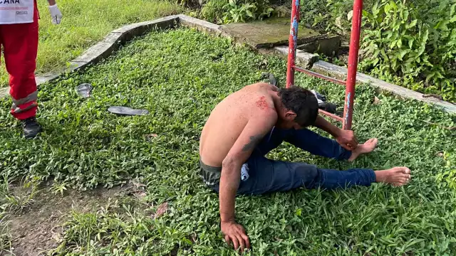 Se embriaga con sus amigos, lo golpean y le roban en Escárcega