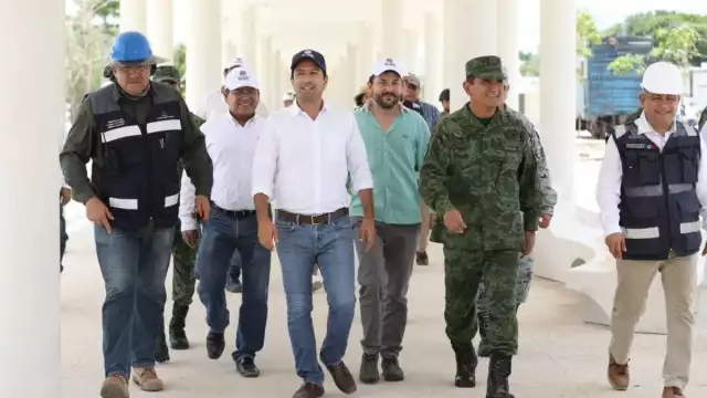 Mauricio Vila recorrió los trabajos del Gran Parque La Plancha de Mérida