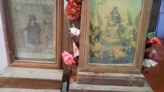 El hombre regresó los cuadros religiosos a su dueña, enviándolos por medio de un amigo