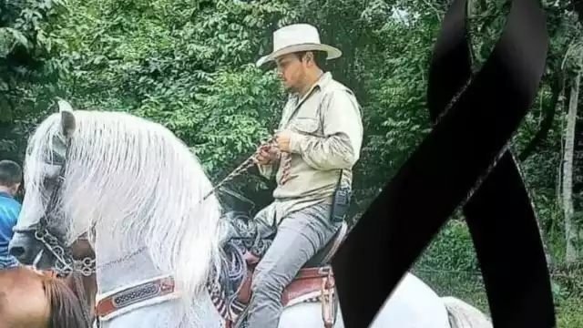 El hombre murió en el trayecto al hospital