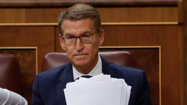Alberto Núñez Feijó, presidente del Partido Popular (PP) de España