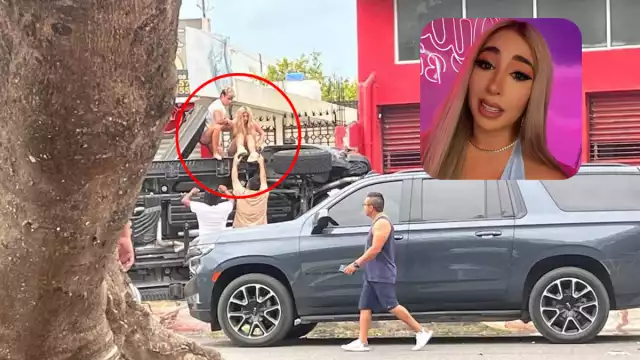 La Youtuber asistió la noche del pasado sábado al concierto de la agrupación Al Tiro