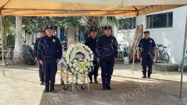 El policía Roger Ricardo Cahuic Bacab cumplió 15 años de servicio