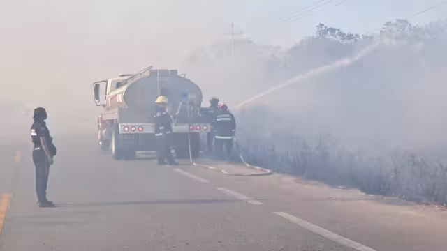 Es el segundo incendio forestal que se reporta en menos de una semana