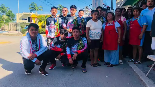 El joven Juan Pablo Mukul Cocom, recordó que desde hace 3 años está recorriendo por la devoción que él tiene a la santísima virgen de Guadalupe