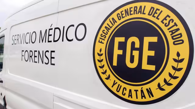 La zona quedó acordonada por los Policías Municipales de Motul