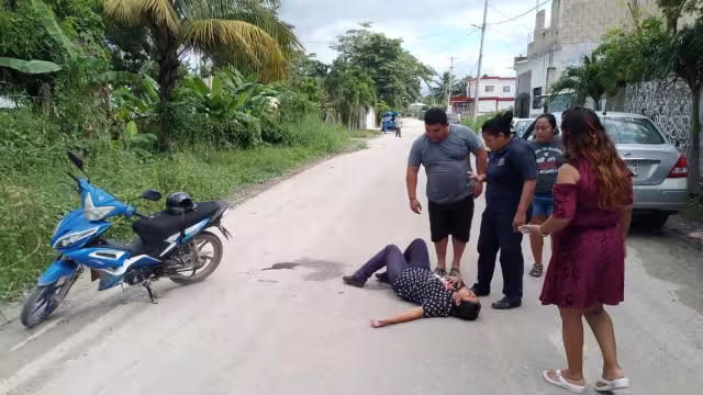 La acompañante resultó con lesiones, mientras de la guiadora sólo fue el susto