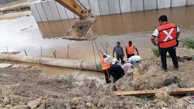 A pesar de saber dónde está el problema, tardarán en arreglarlo, por la obra que se realiza.