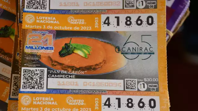El billete es para el sorteo de 21 millones de pesos que se realizará el próximo 3 de octubre