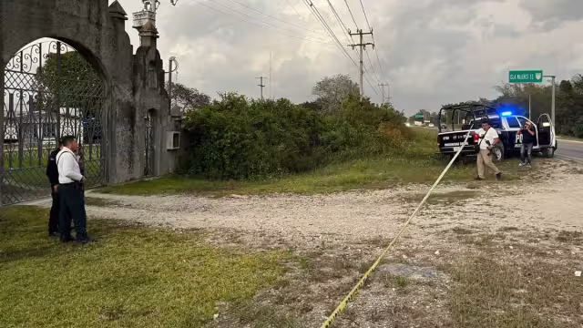 Las autoridades arribaron al lugar en Leona Vicario