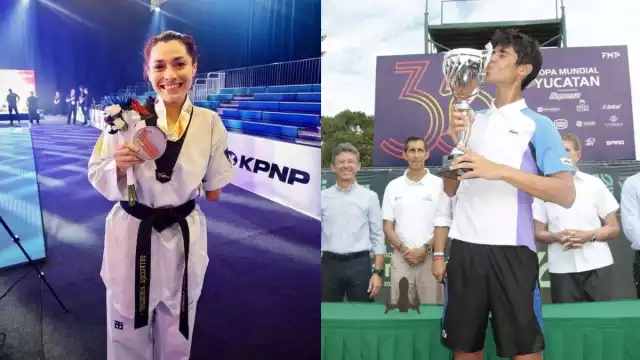Jessica García en artes marciales y Rodrigo Pacheco en tenis fueron los yucatecos que ganaron en competencias en 2022