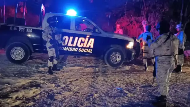 Agentes de seguridad arribaron al sitio en Cancún