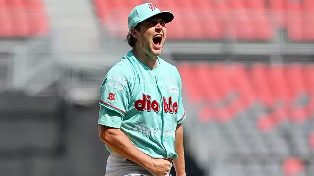 Trevor Baur, en seis entradas completas, no permitió ni hit ni carrera en el tercer juego ante Bravos