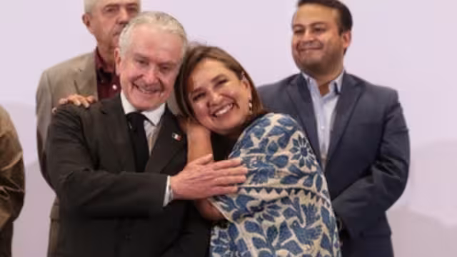 Xóchitl Gálvez llamó a Santiago Creel un demócrata y un hombre de palabra
